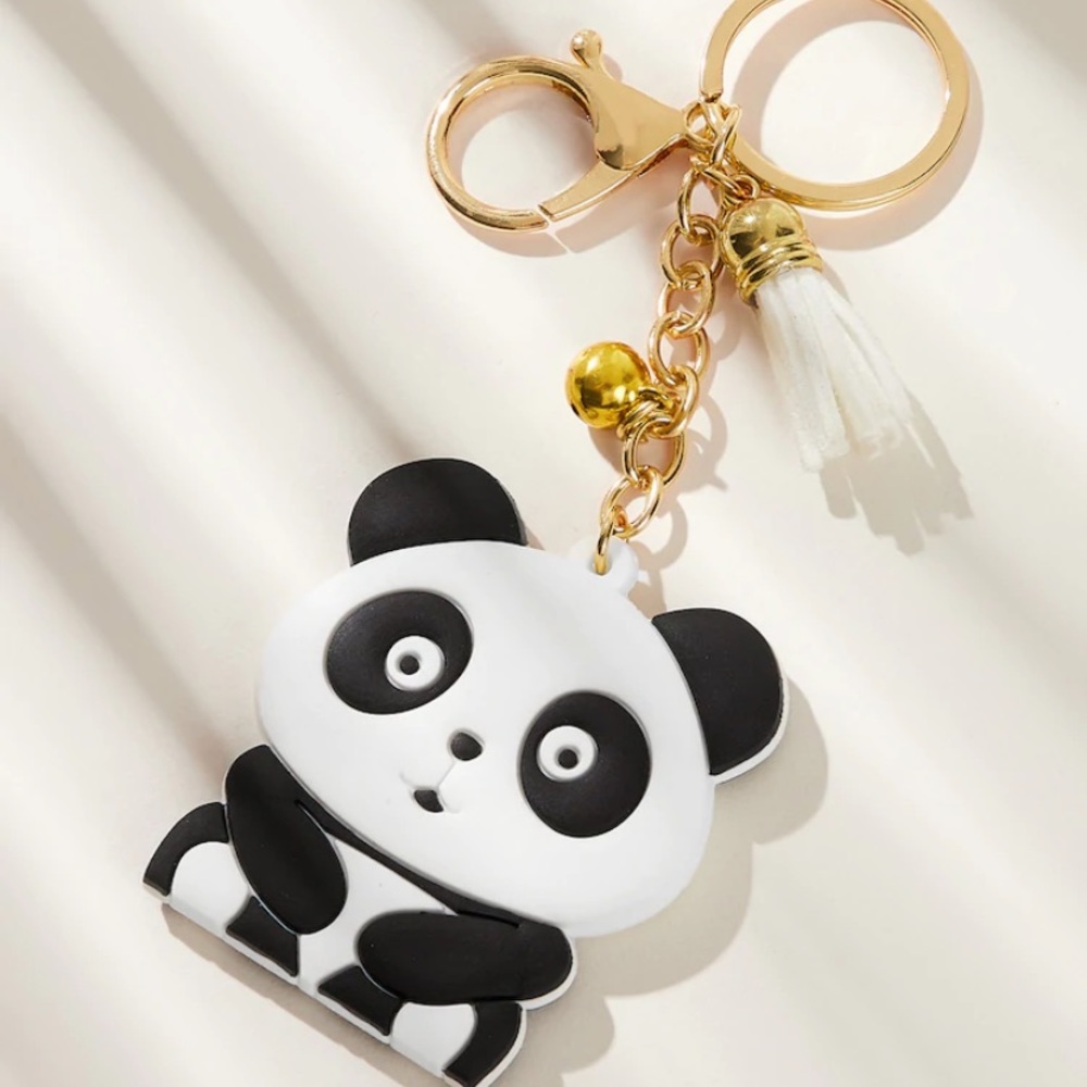 Mr Panda Charm Keychain